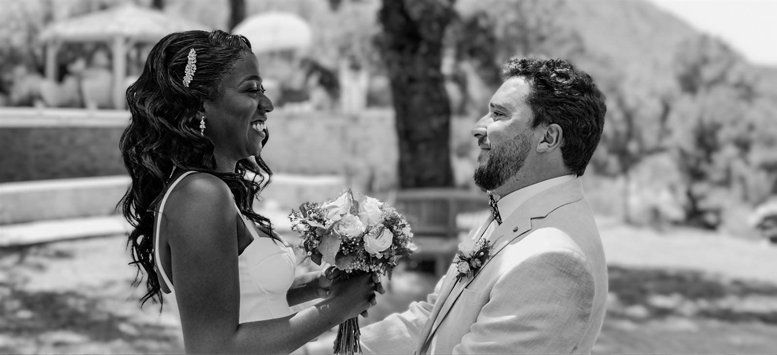 Film de mariage à destination